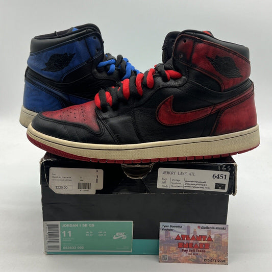 Size 11 - Lance Mountain x Air Jordan 1 Retro SB QS Black (653532-002)