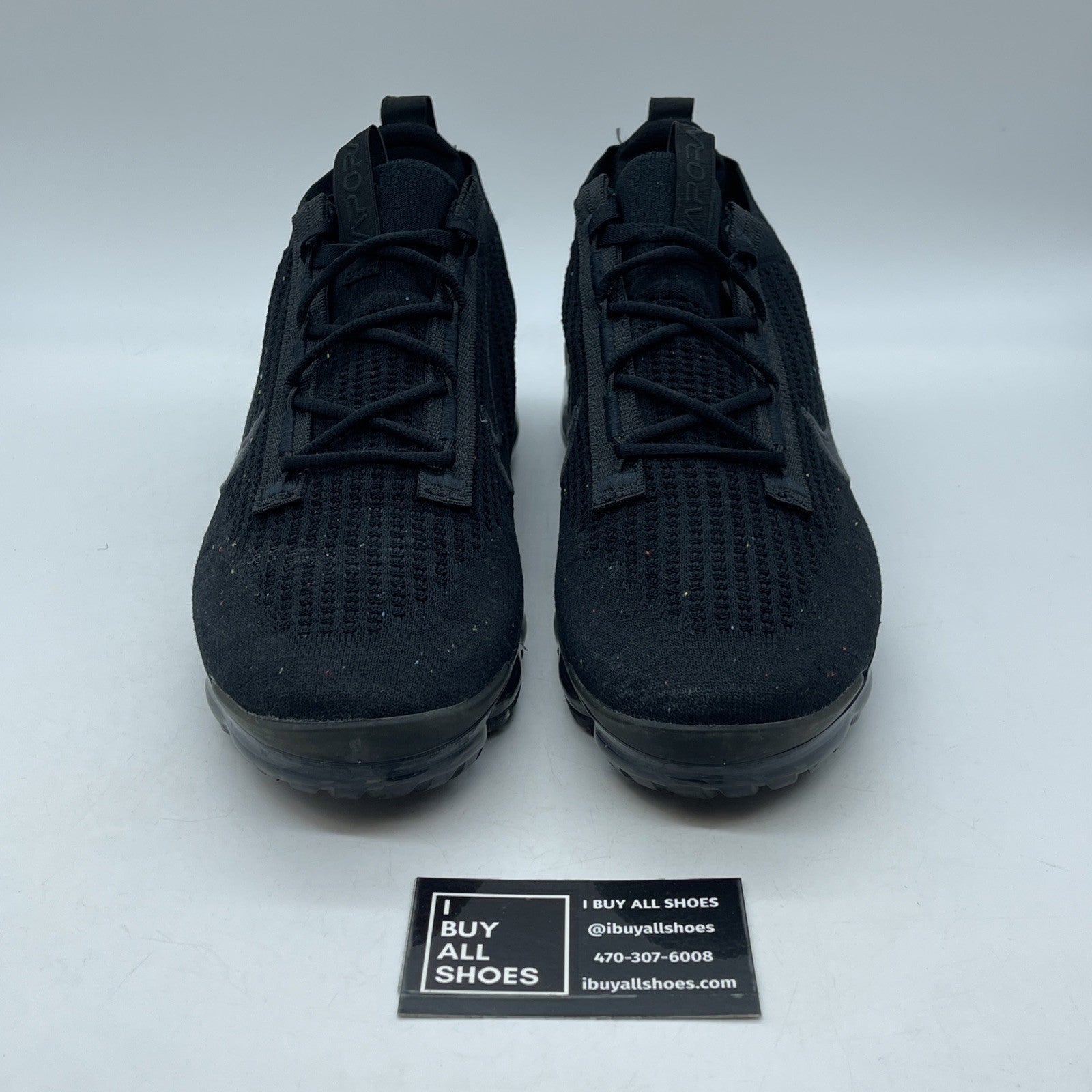 Size 12 - Nike Air VaporMax Flyknit 2021 Black Anthracite Suede (DH4084-001)