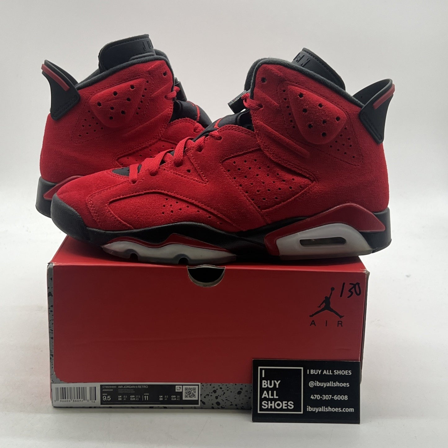 Size 9.5 - Air Jordan 6 Retro Toro Bravo (CT8529-600)