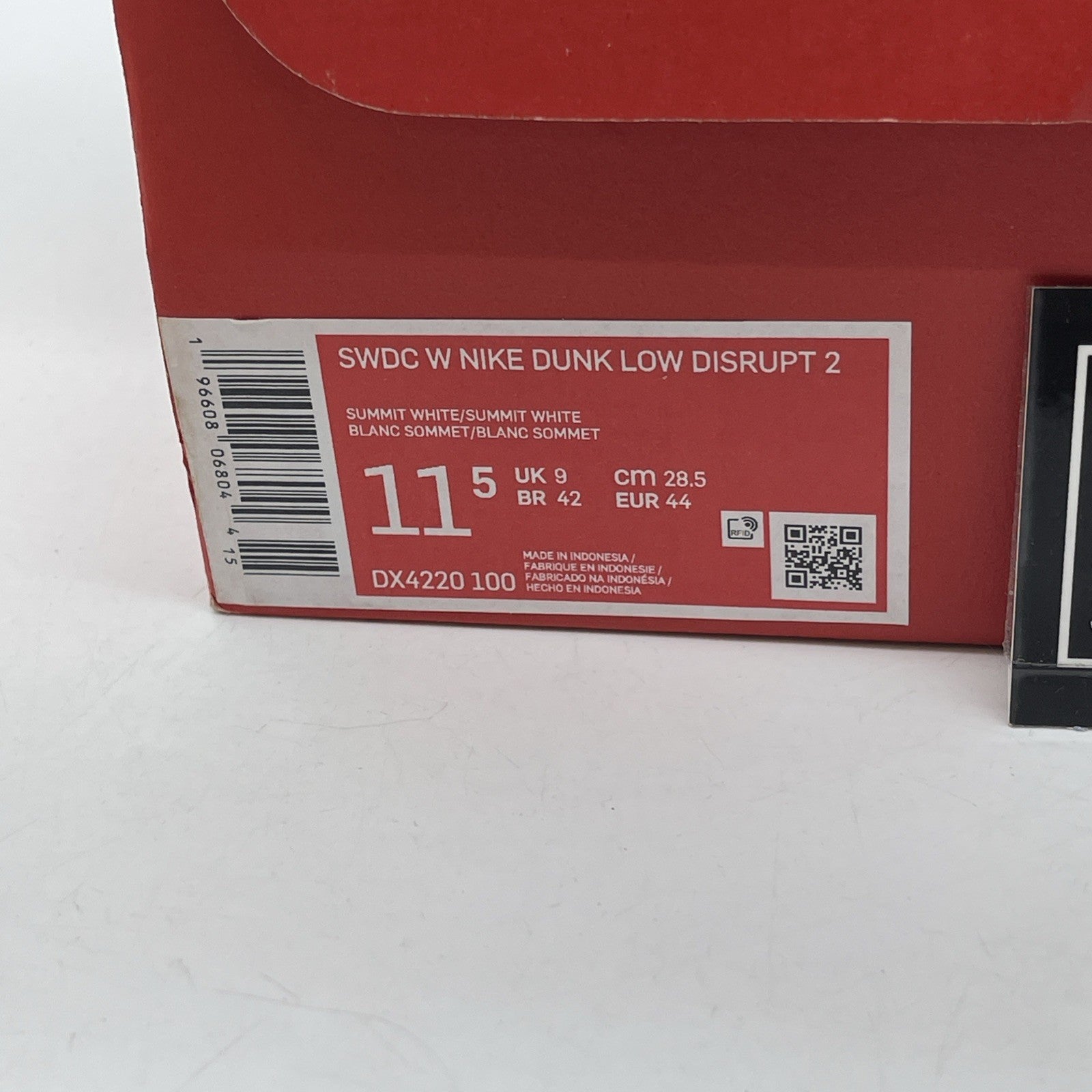 Size 11.5 - Nike Serena Williams Design Crew x Dunk Disrupt 2 Low Clear Jade