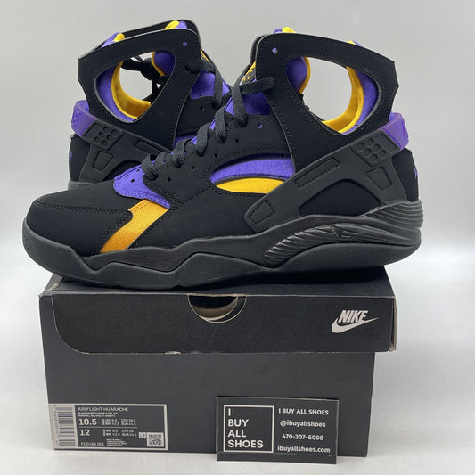 Size 10.5 - Nike Air Flight Huarache Lakers Away (FD0188-001)