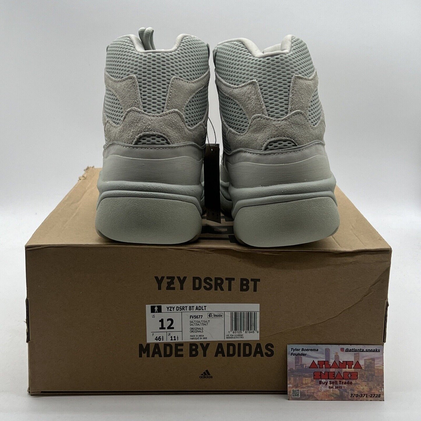 Size 12 - adidas Yeezy Desert Boot Salt - (FV5677)