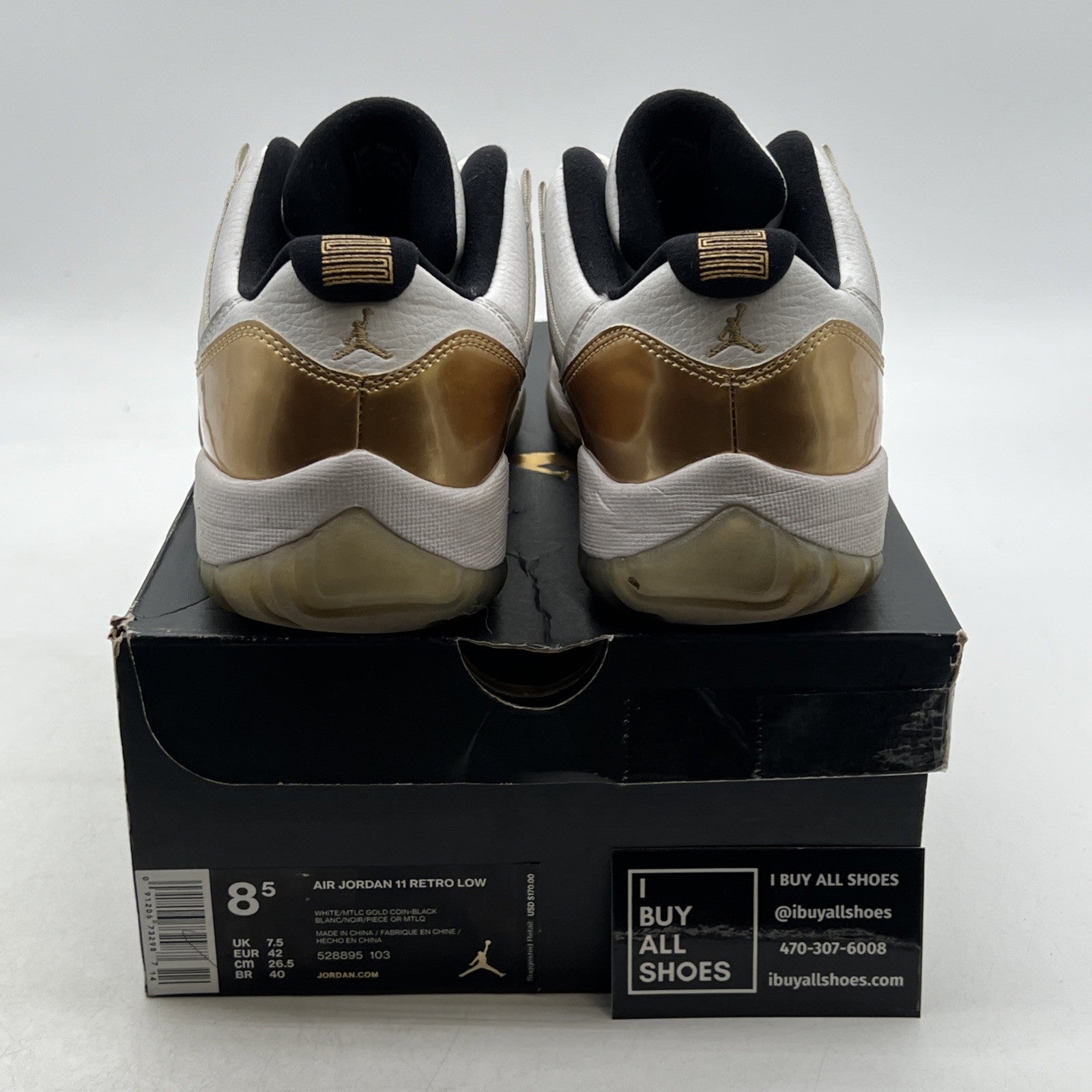 Size 8.5 - Air Jordan 11 Retro Low Closing Ceremony (528895-103)