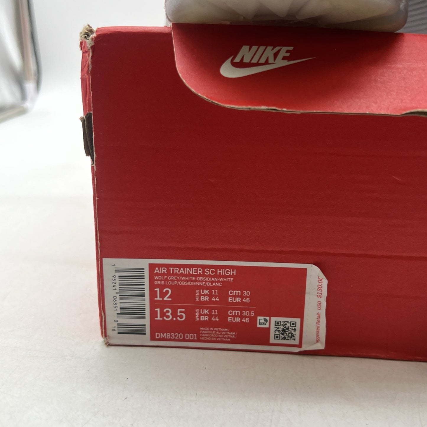 Size 12 - Nike Air Trainer SC High Georgetown (DM8320-001)