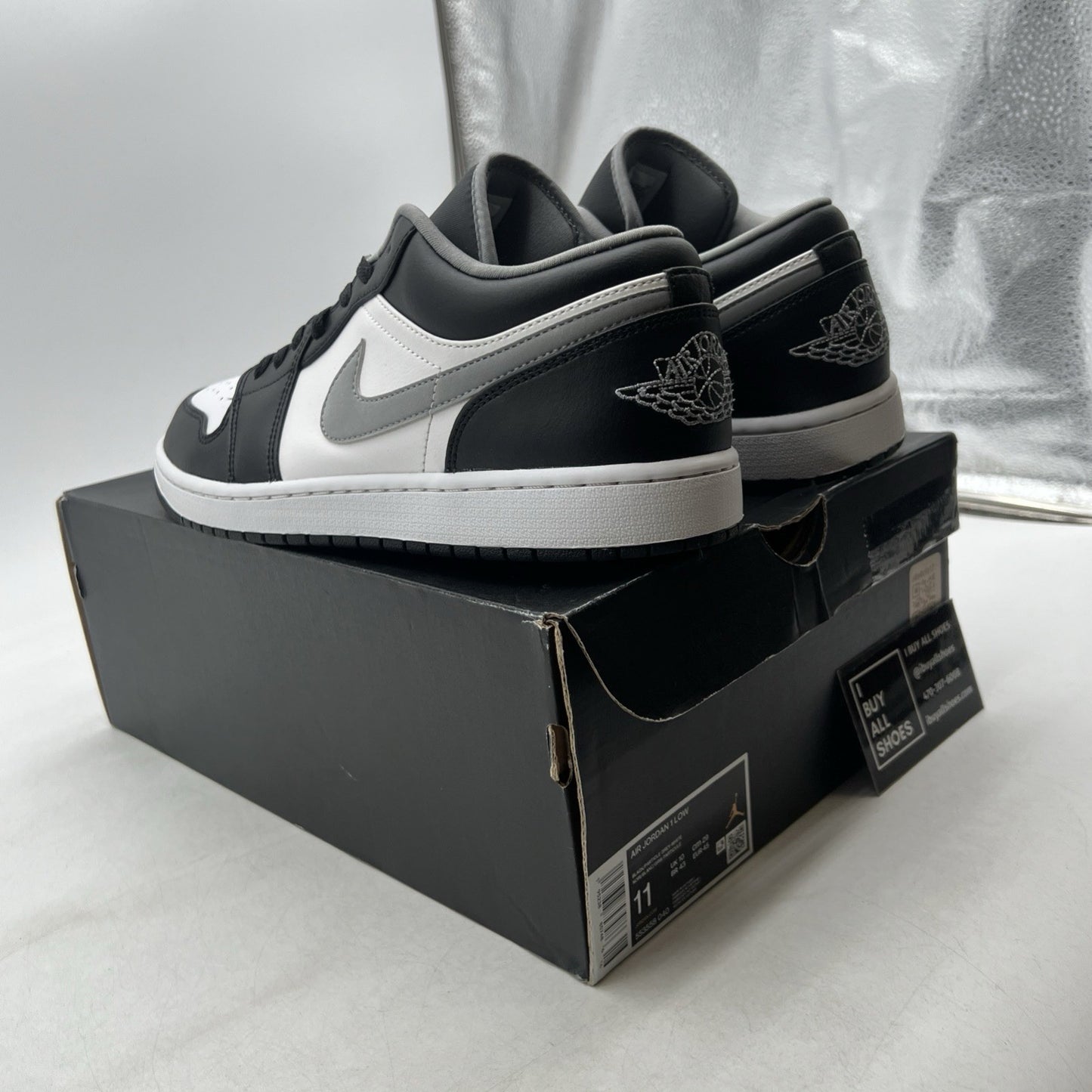 Size 11 - Air Jordan 1 Low Shadow Toe (553558-040)