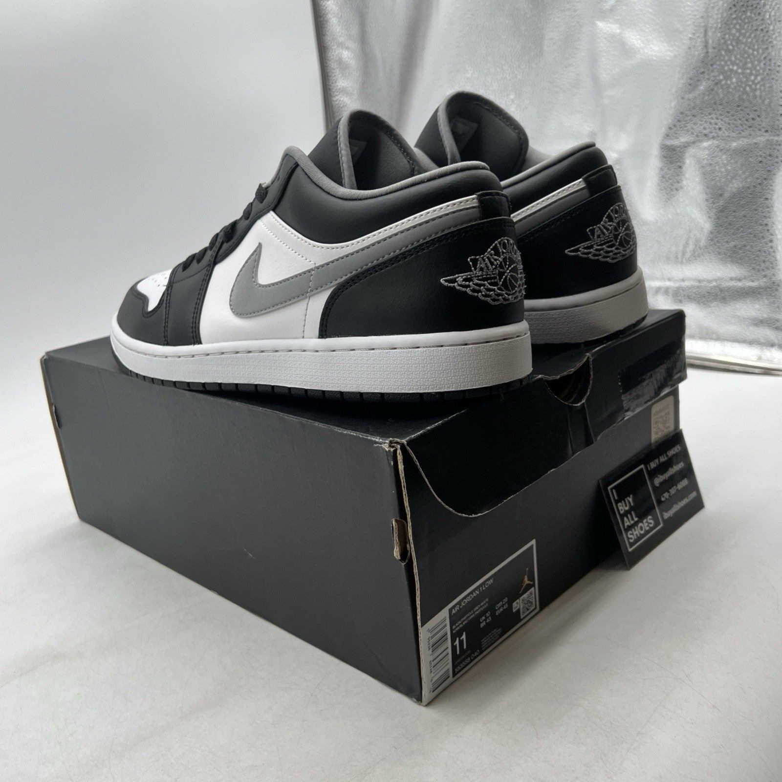 Size 11 - Air Jordan 1 Low Shadow Toe (553558-040)
