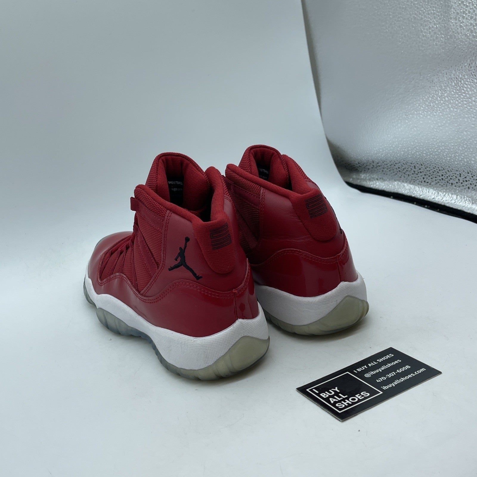 Size 6Y(GS) - Jordan 11 Retro High Win Like '96 Red Suede Leather (378038-623)