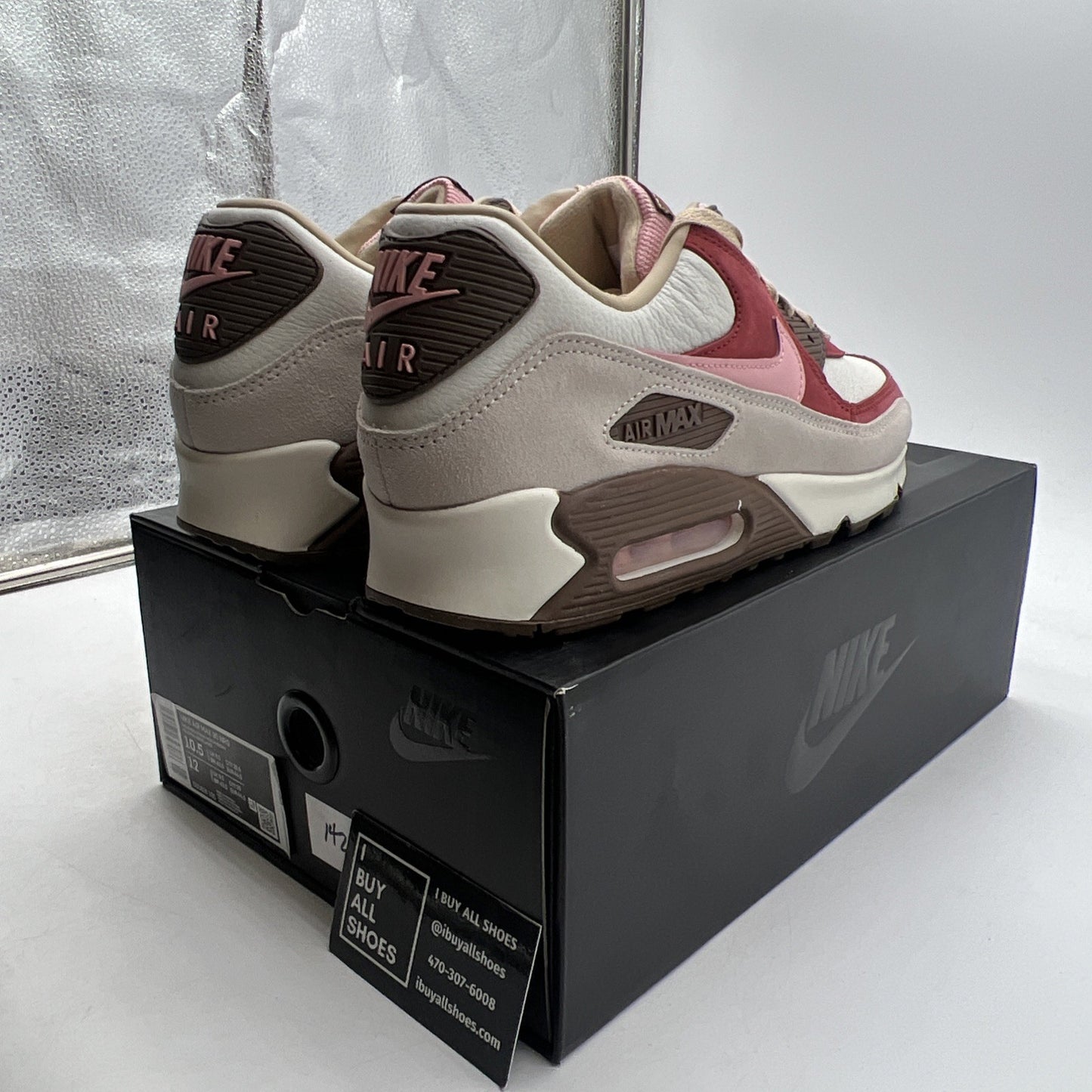 Size 10.5 - Nike DQM x Air Max 90 2021 Bacon (CU1816-100)