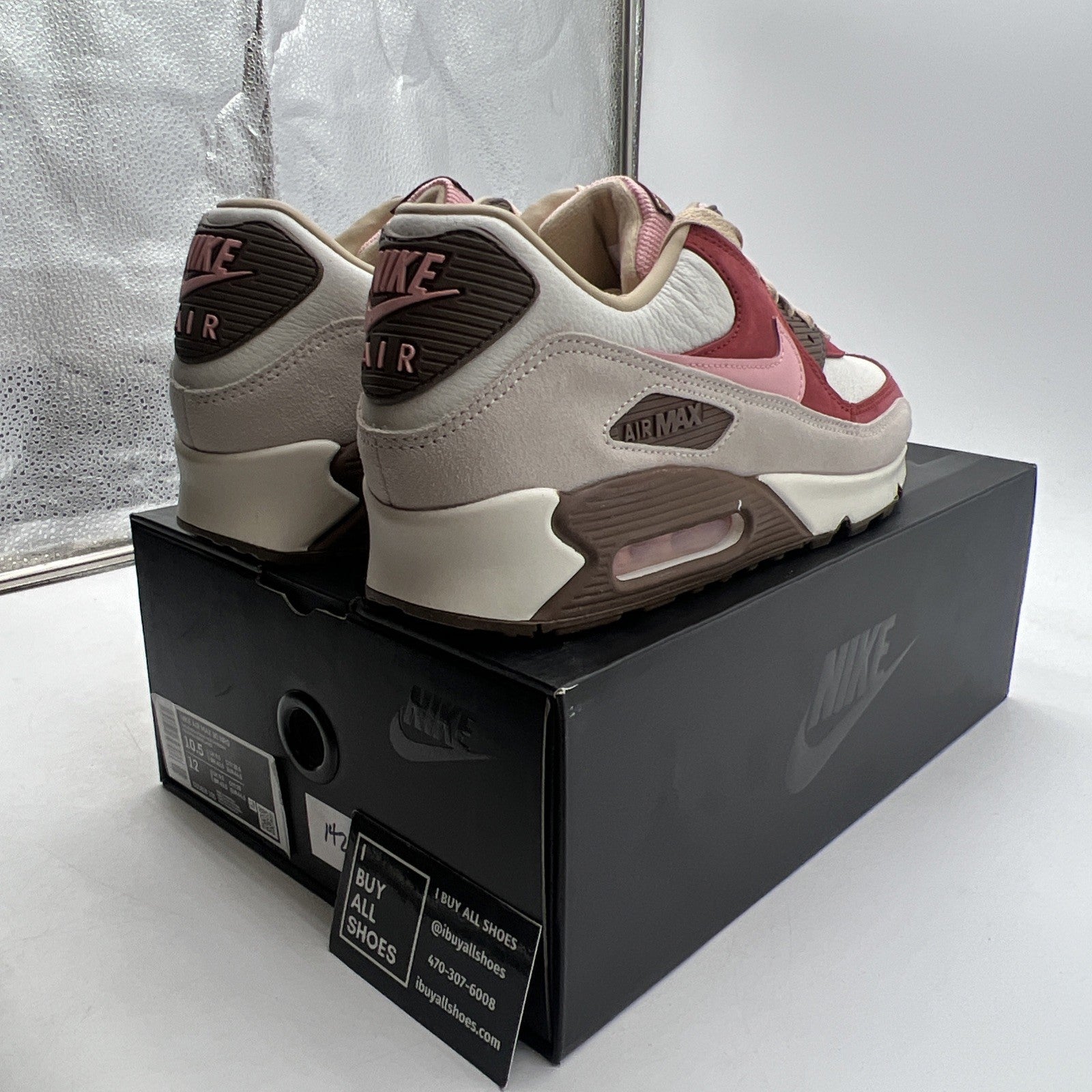 Size 10.5 - Nike DQM x Air Max 90 2021 Bacon (CU1816-100)