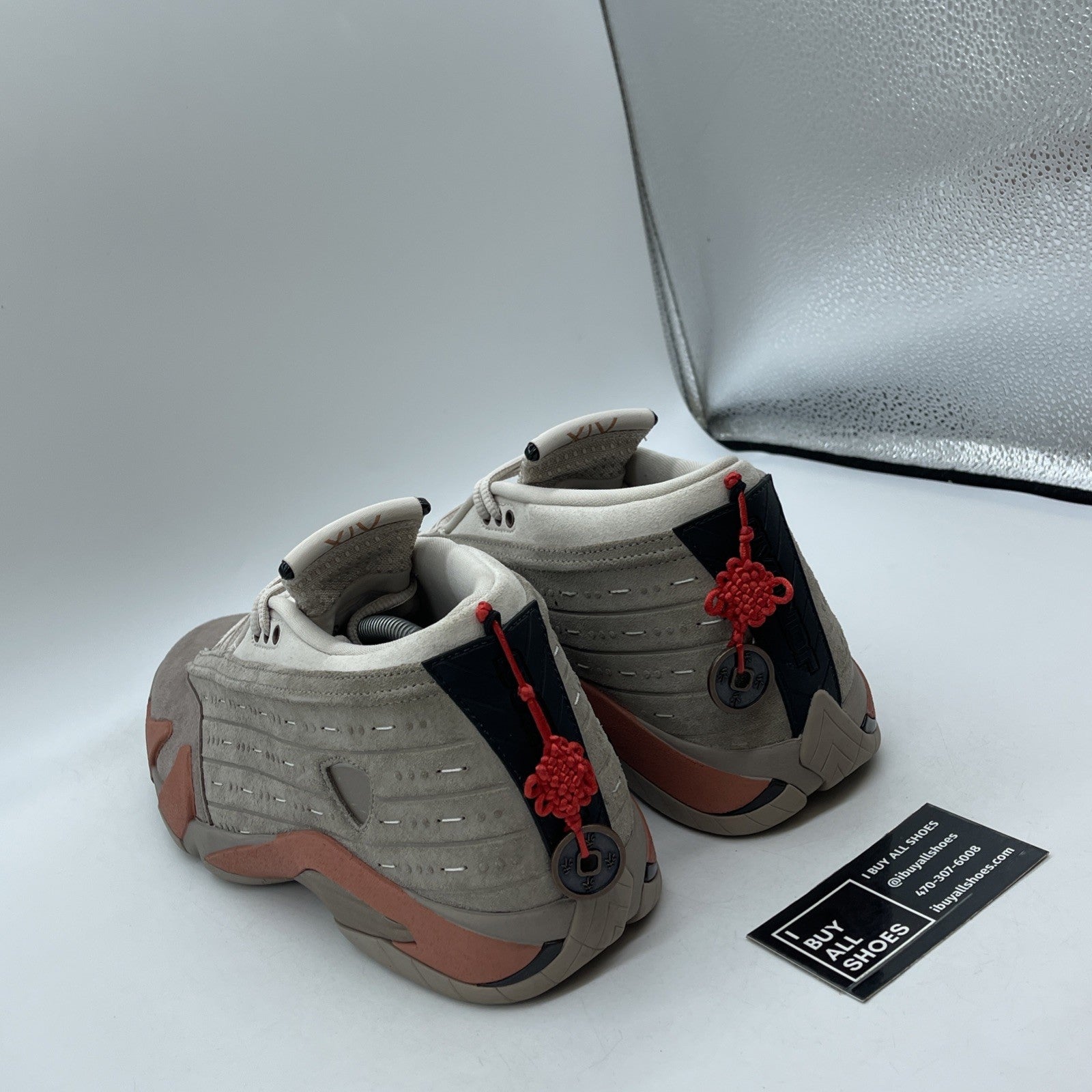 Size 11.5 - CLOT x Air Jordan 14 Retro Low Terracotta Suede (DC9857-200)