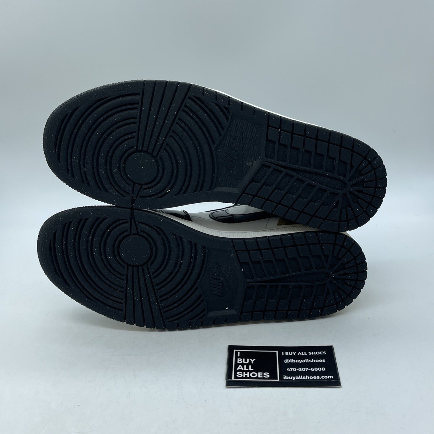 Size 10 - Air Jordan 1 Low Gold Toe Black White Leather (CQ9447-700)