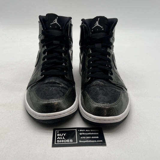 Size 11.5 - Air Jordan 1 Retro High Black Patent (332550-017)