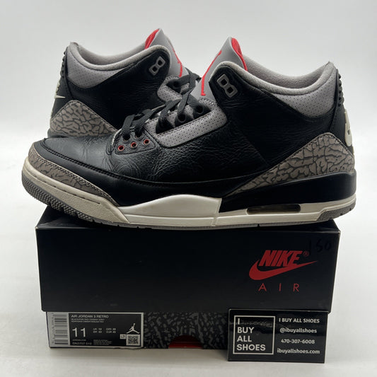 Size 11 - Air Jordan 3 Retro OG 2024 Black Cement (DN3707-010)