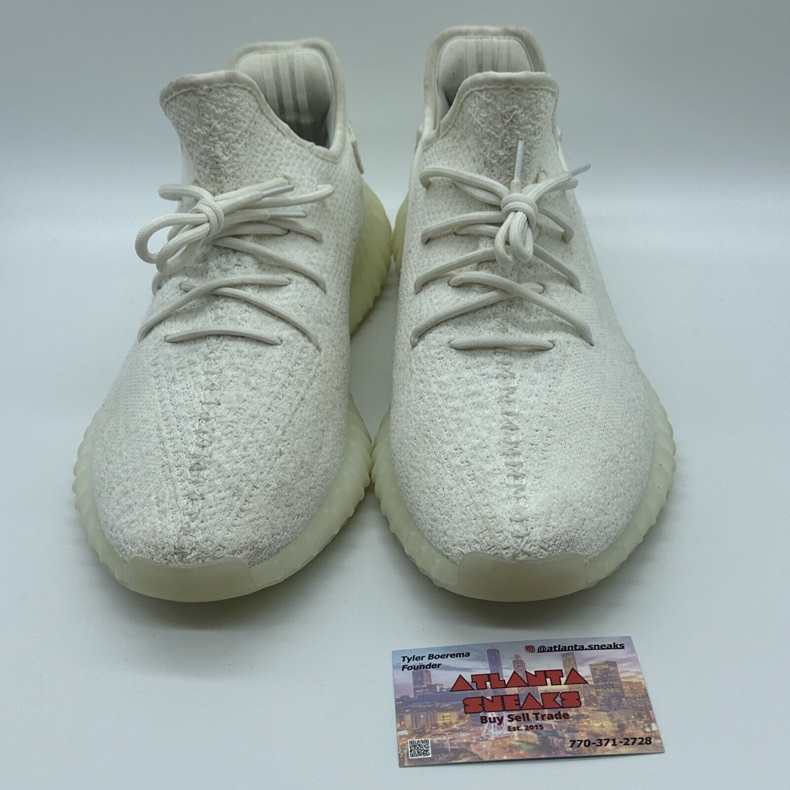 Size 11.5 adidas Yeezy Boost 350 V2 Low Cream White / Triple White