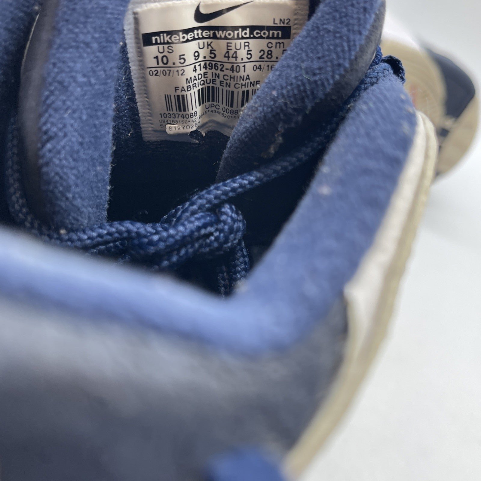 Size 10.5 - Nike Air More Uptempo 2012 Olympic (414962-401)