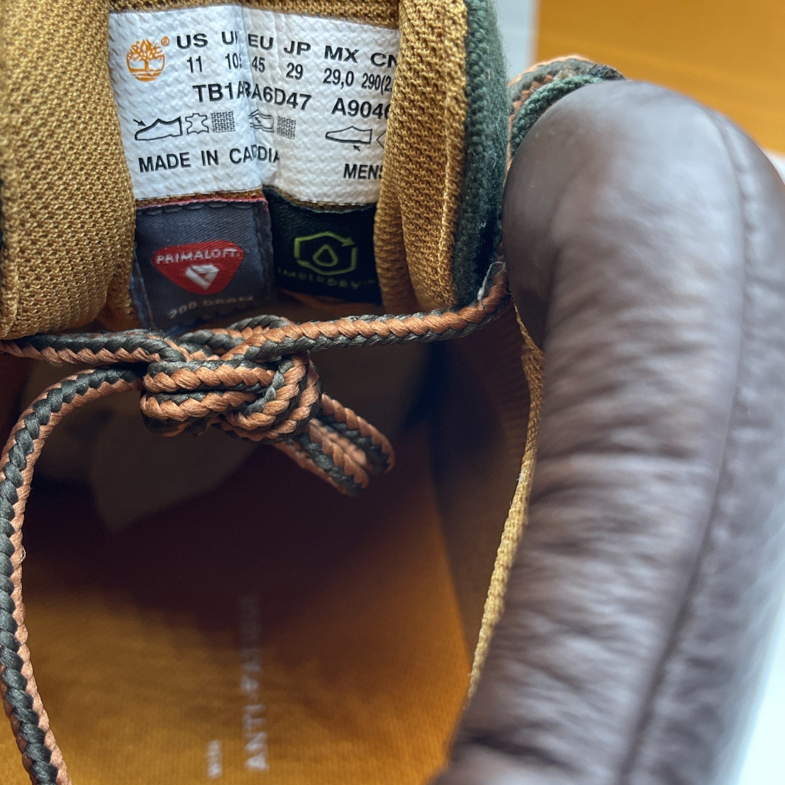 Size 11 - TIMBERLAND WATERPROOF FIELD BOOT BROWN OLIVE  BEEF BROCCOLI NUBUCK LOW