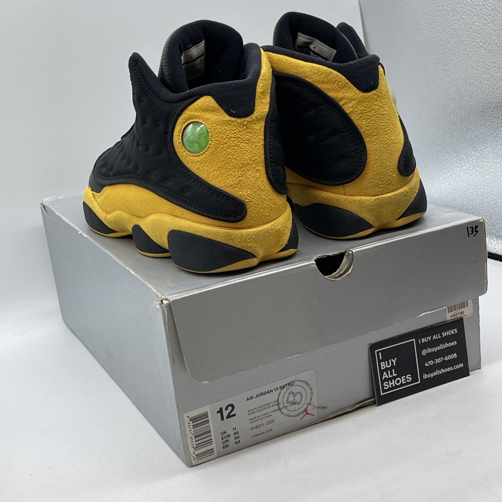 Size 12 - Air Jordan 13 Retro B-Grade Melo Class of 2002 Suede (414571-035)