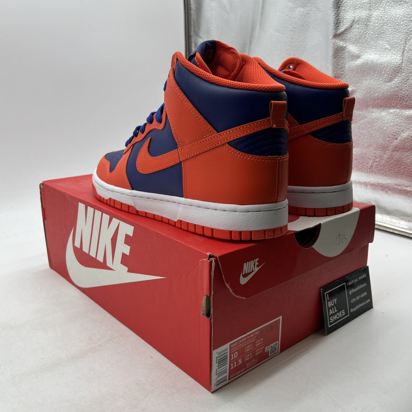Size 10 - Nike Dunk High Knicks (DD1399-800)
