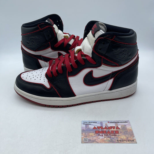 Size 9.5 - Jordan 1 Retro High OG Bloodline 2019 Red White Black (555088-062)