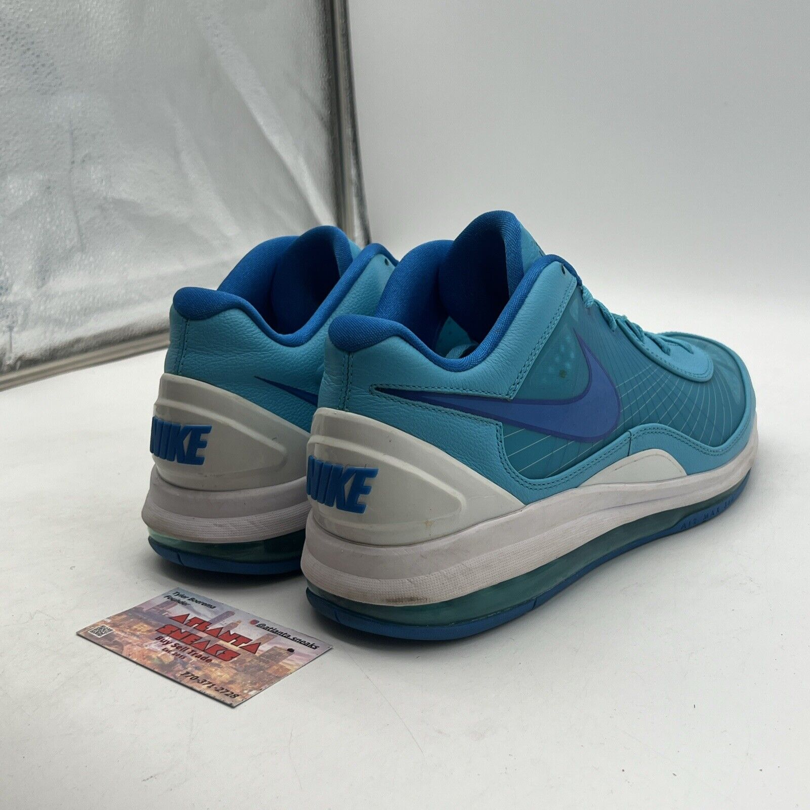 Size 12 - Nike Air Max 360 BB Low Focus Pack - Chlorine Blue