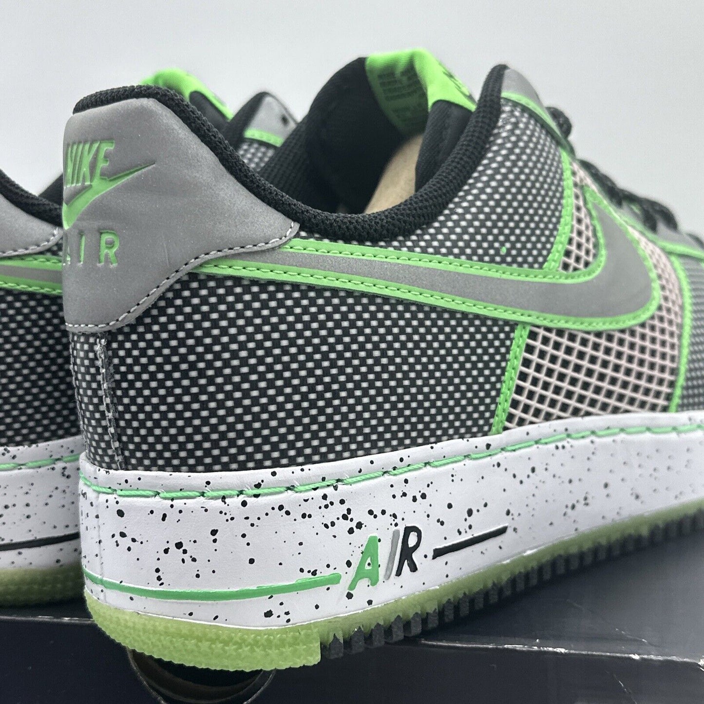 Size 12 - Nike Air Force 1 Low Insideout DB Doernbecher Green 3m Black Leather