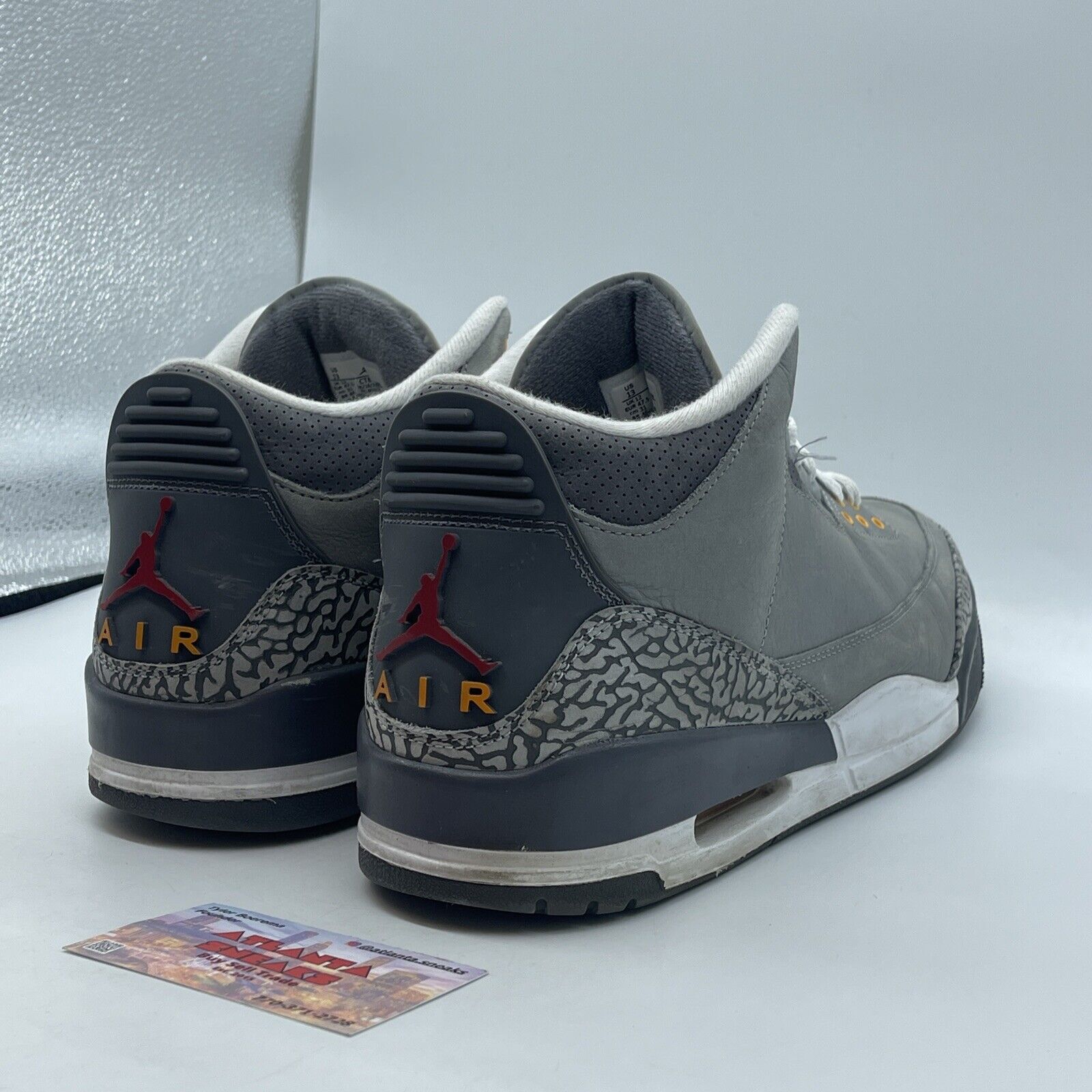 Size 13 - Jordan 3 Retro Mid Cool Grey White Black Red Orange (CT8532-012)