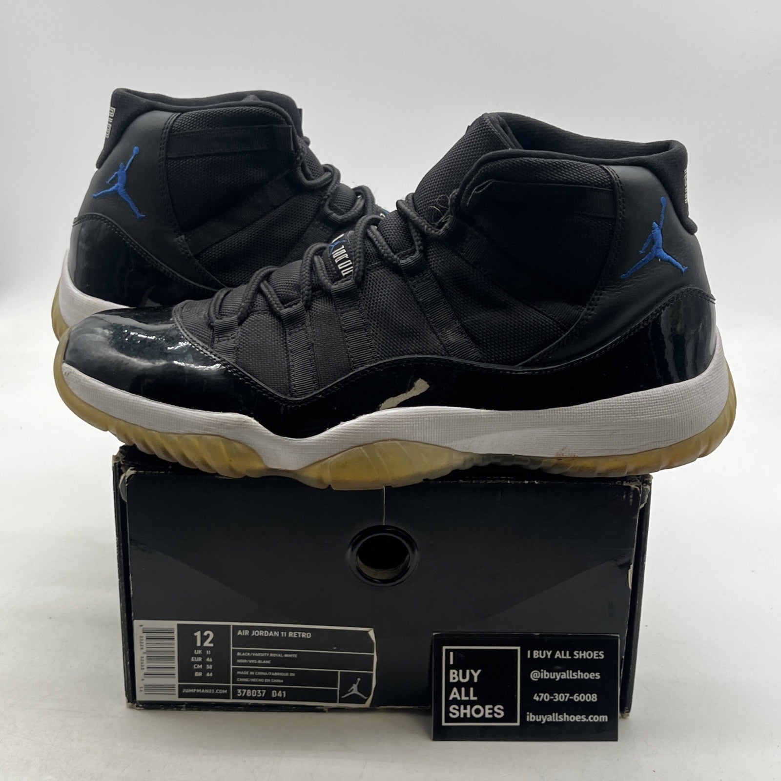 Size 12 - Air Jordan 11 Retro 2009 Space Jam (378037-041)