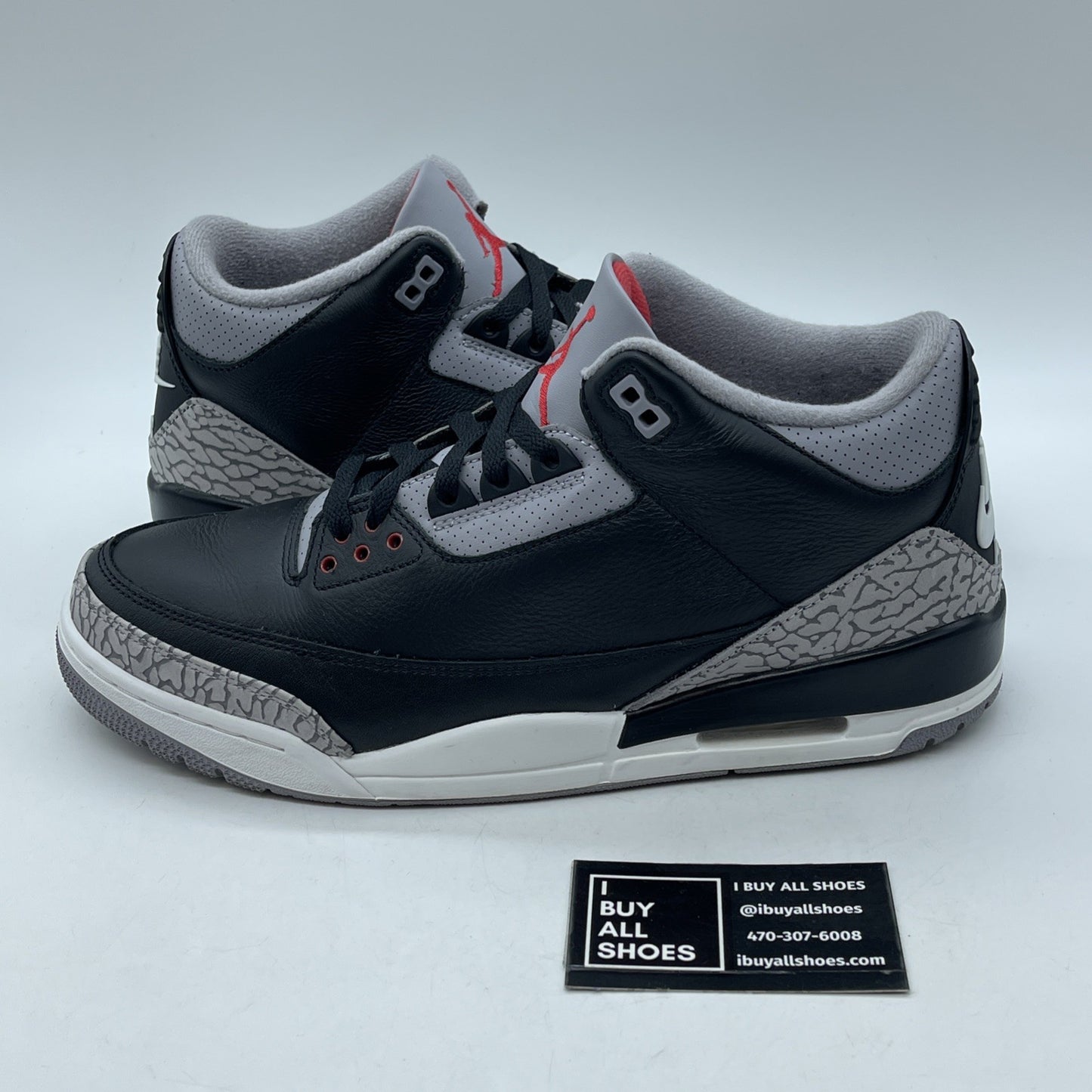 Size 11 - Air Jordan 3 Retro OG 2024 Black Cement Black Grey Suede (DN3707-010)