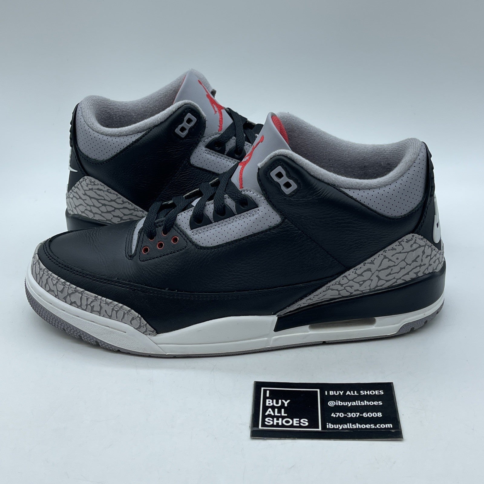 Size 11 - Air Jordan 3 Retro OG 2024 Black Cement Black Grey Suede (DN3707-010)