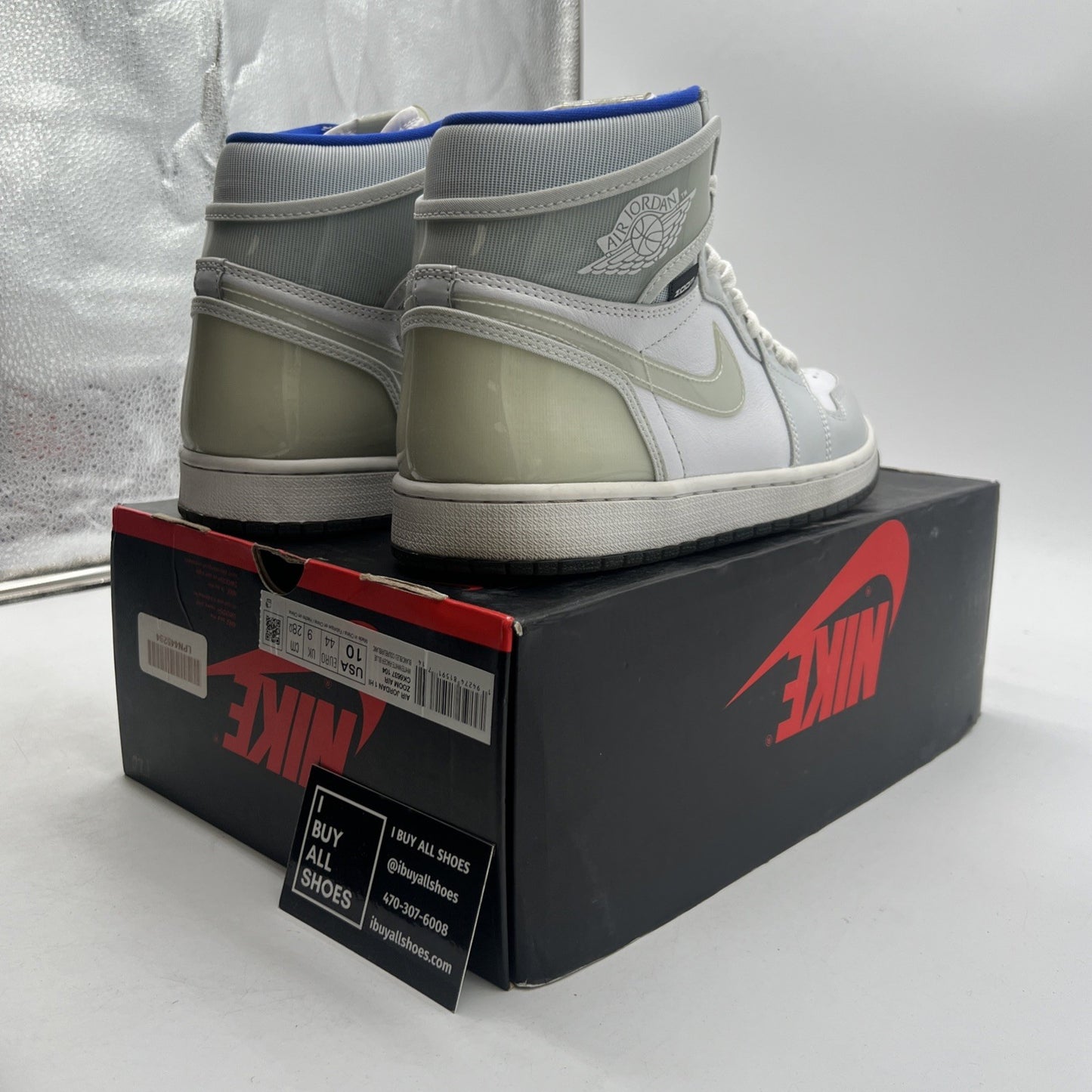 Size 10 - Air Jordan 1 Zoom High Racer Blue (CK6637-104)