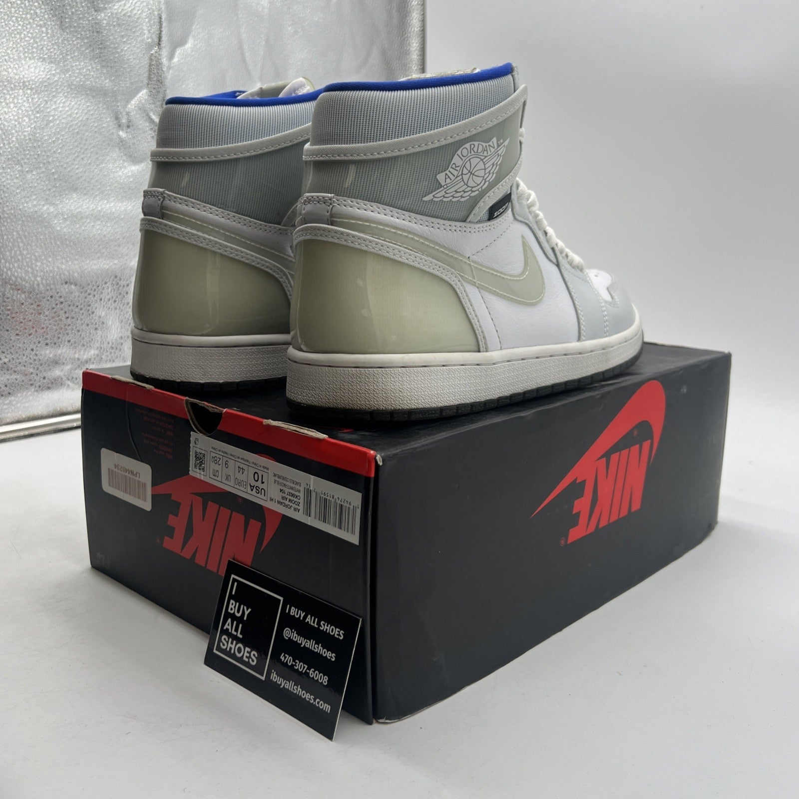 Size 10 - Air Jordan 1 Zoom High Racer Blue (CK6637-104)
