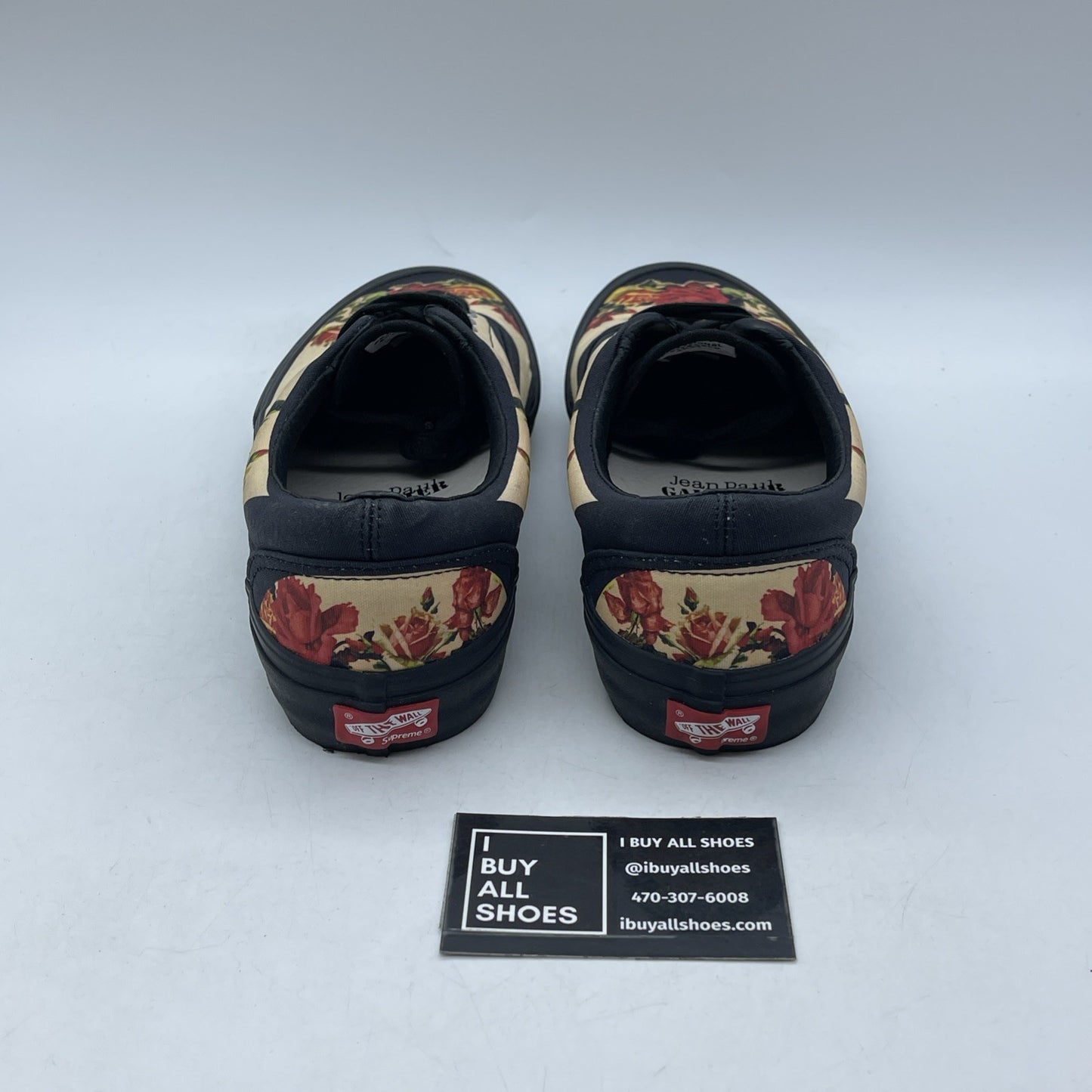 Size 9.5 - Supreme Jean Paul Gaultier JPG Vans Era Pro Men's Floral (721454)