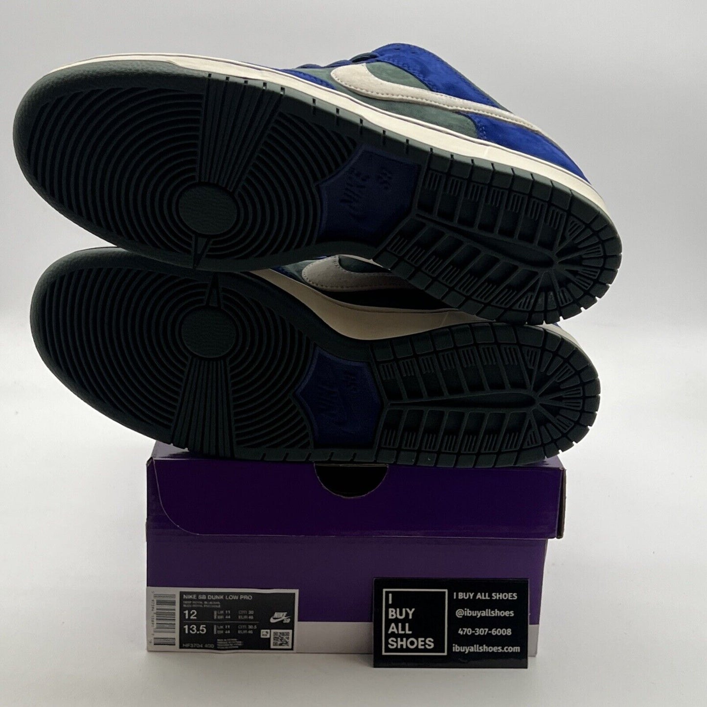 Size 12 - Nike Dunk Pro SB Low Deep Royal Vintage Green (HF3704-400)