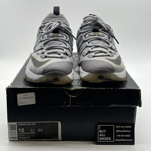 Size 12 - Nike LeBron 13 Low Cool Grey (831925-071)