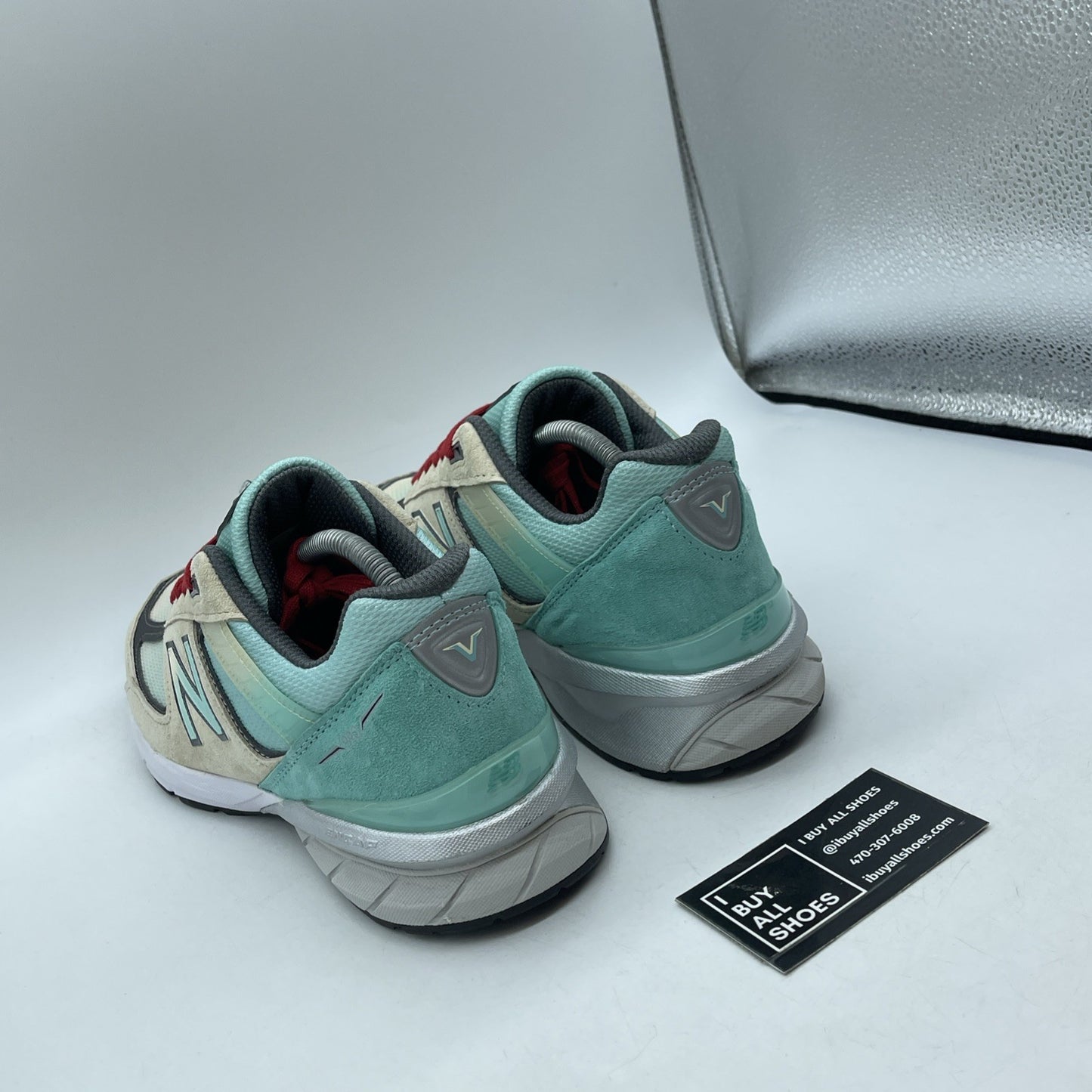 Size 9.5 - New Balance YCMC x 990v5 Made in USA Big Checks and No Stress-M990EZ5