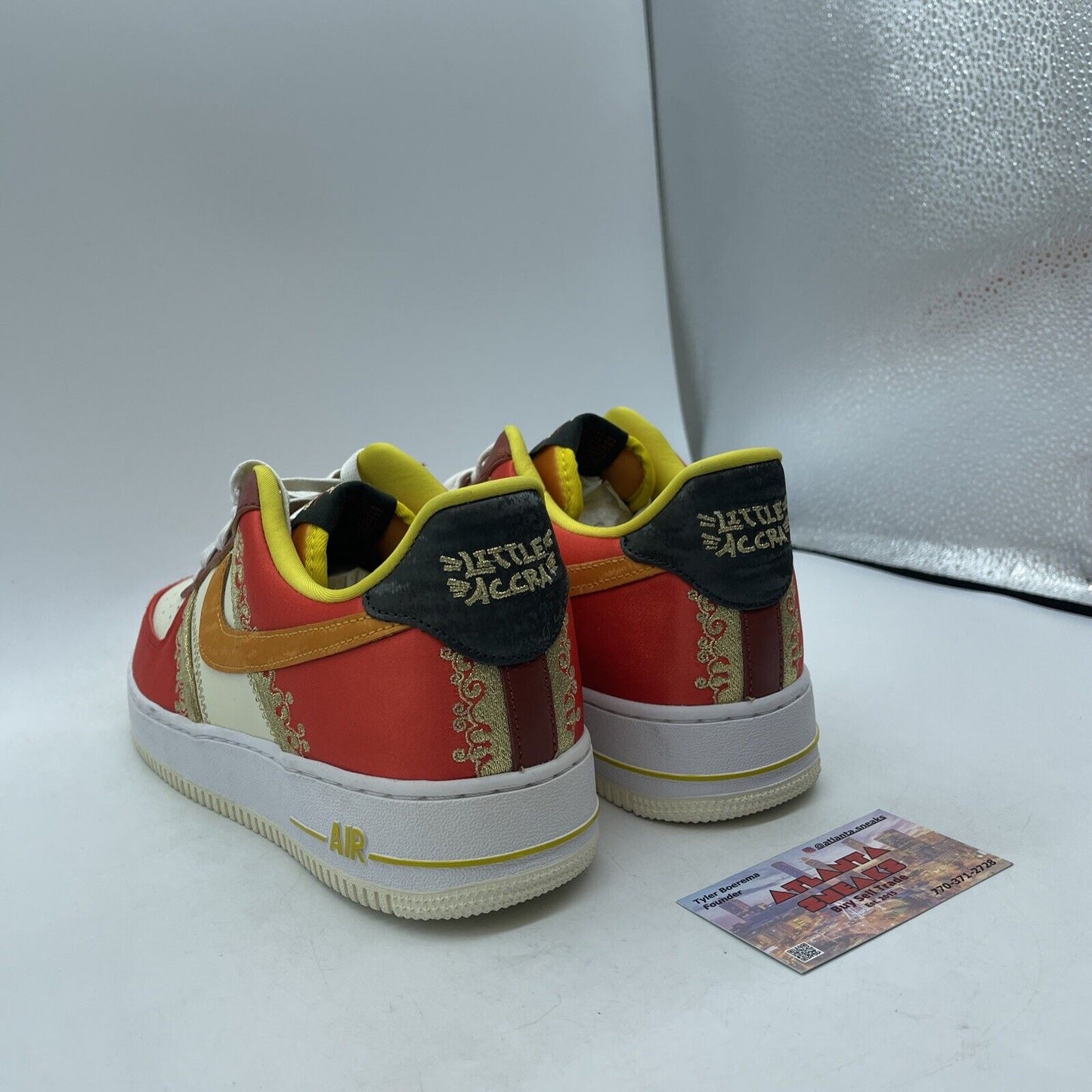 Size 11 - Nike Air Force 1 '07 LV8 Little Accra Yellow Red White (DV4463-600)