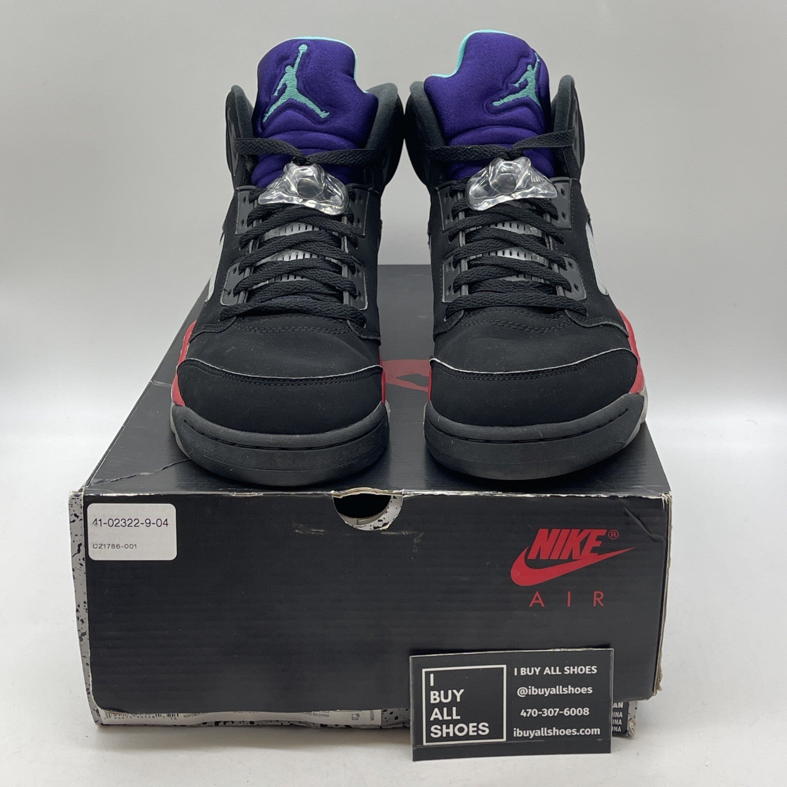 Size 8.5 - Jordan 5 Retro Top 3 Black 2020 (CZ1786-001)