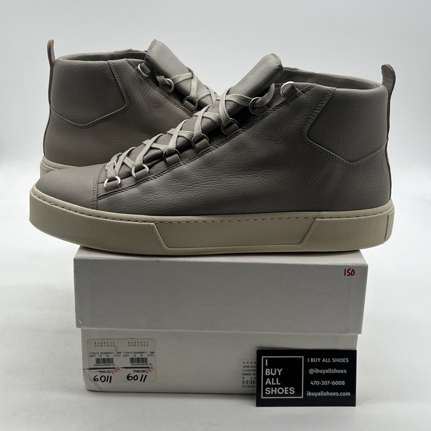 Size 46 - Balenciaga Chevre Hamilton Grey