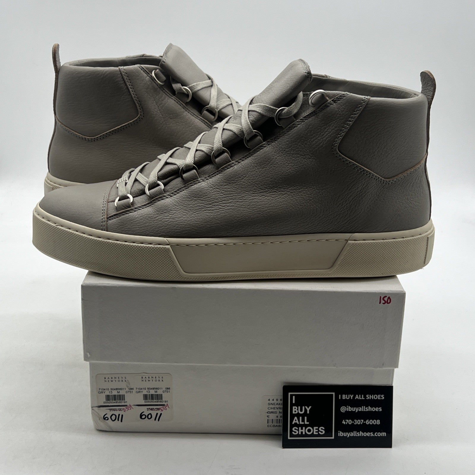 Size 46 - Balenciaga Chevre Hamilton Grey