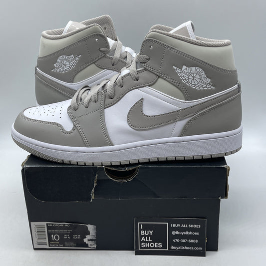 Size 10 - Air Jordan 1 Mid College Grey (554724-082)