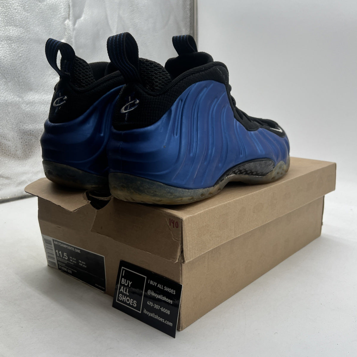 Size 11.5 - Nike Air Foamposite One 2011 Royal (314996-500)