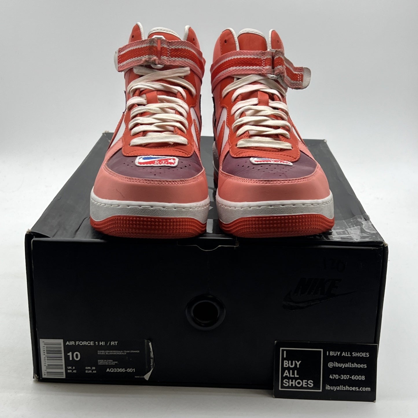 Size 10 - Riccardo Tisci x NikeLab Air Force 1 High Victorious Minotaurs