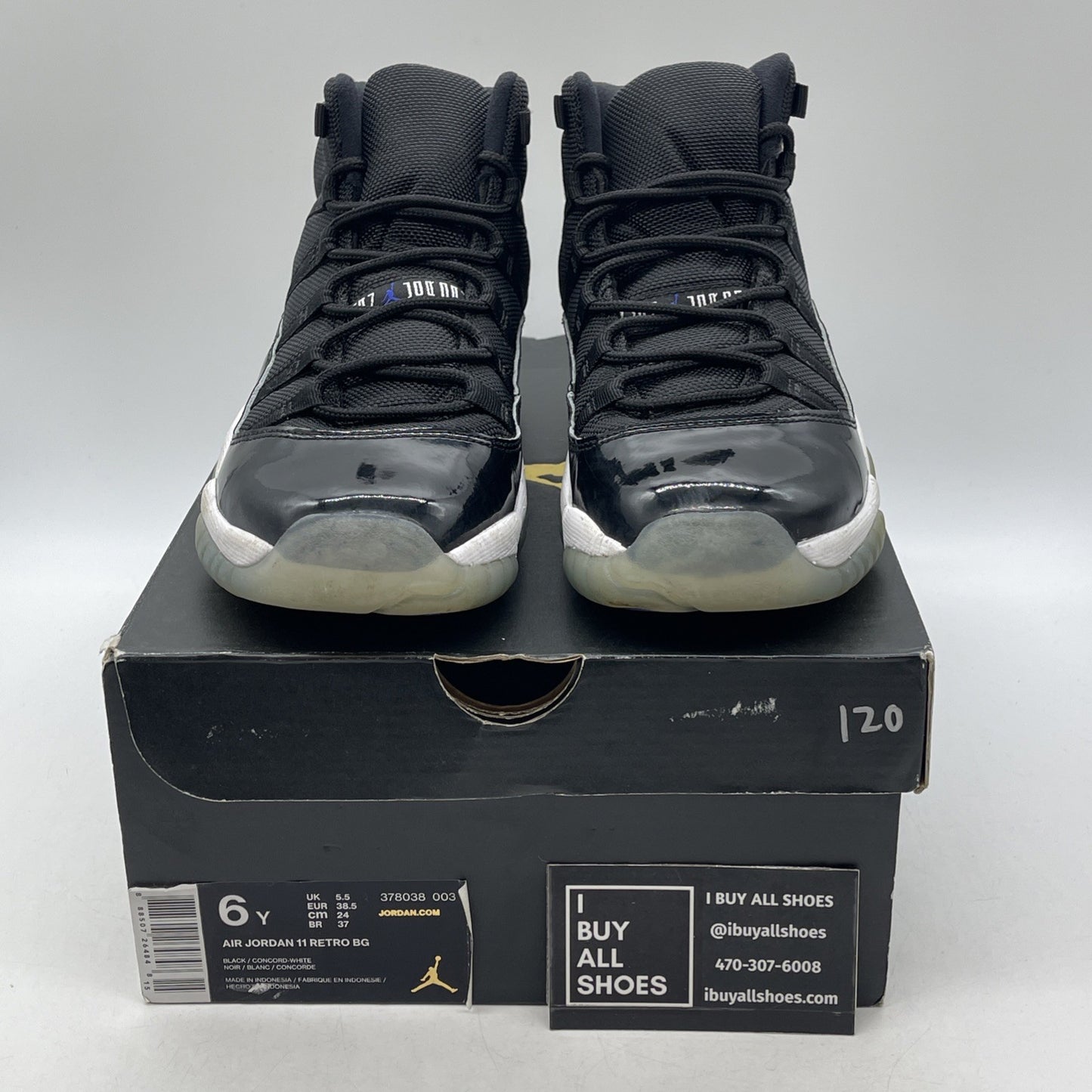 Size 6Y - Air Jordan 11 Retro High Space Jam (378038-003)