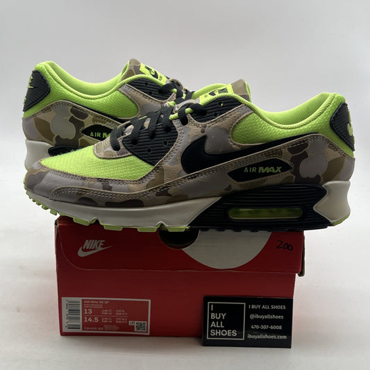Size 13 - Nike Air Max 90 Green Camo (CW4039-300)