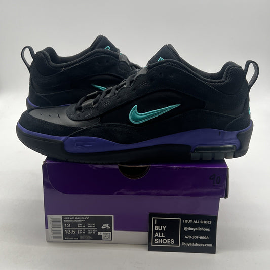 Size 12 - Nike Air Max Ishod Wair SB Black Grape (FB2393-003)