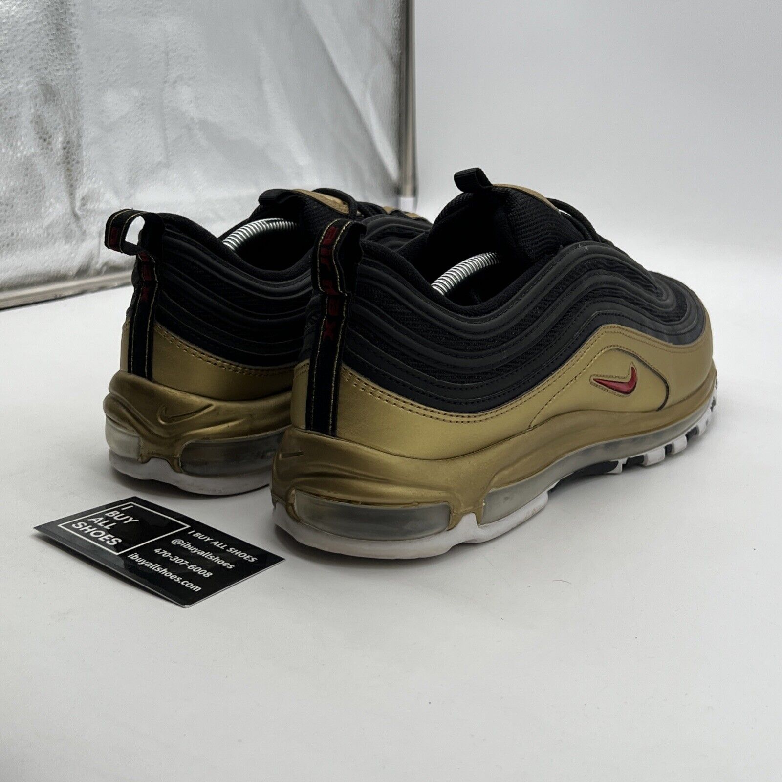 Size 12 - Nike Air Max 97 QS B-Sides Metallic Gold (AT5458-002)