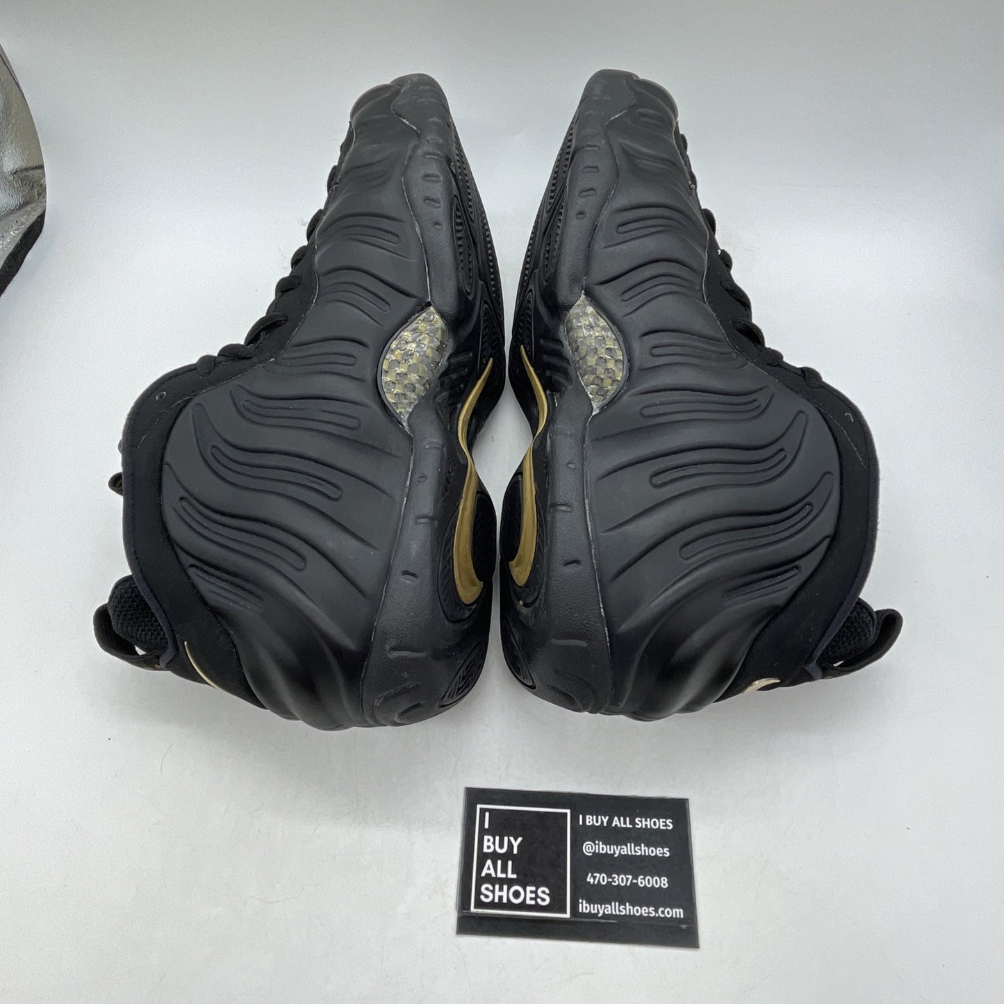Size 11 - Nike Air Foamposite Pro Black Metallic Gold (624041-009)