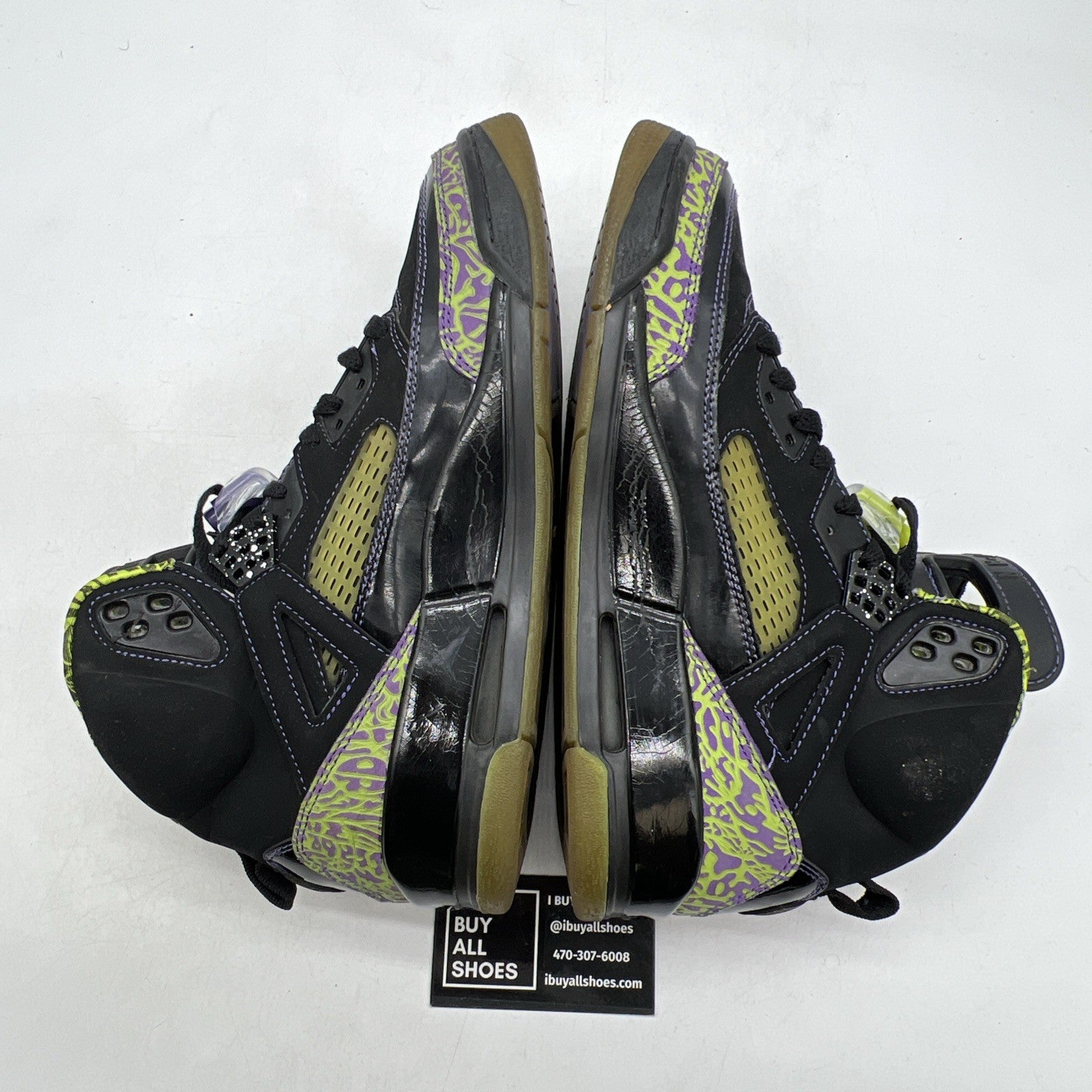 Size 9.5 - Jordan SpizIke Citron (315371-031)