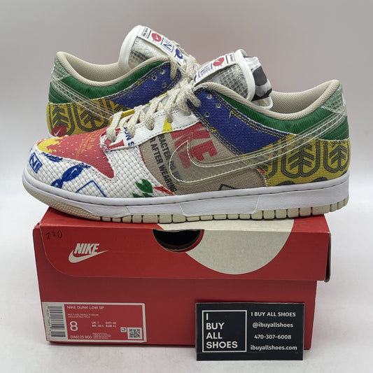 Size 8 - Nike Dunk Low City Market (DA6125-900)