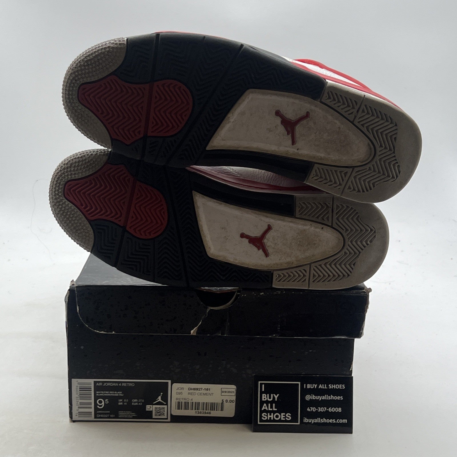 Size 9.5 - Air Jordan 4 Retro Mid Red Cement (DH6927-161)